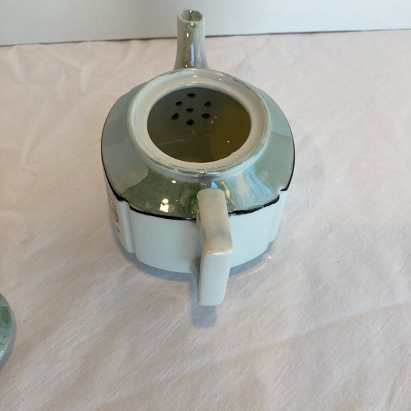 Vintage Tashiro Shoten Hand-painted Luster Teapot - Picture 4 of 8